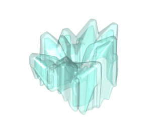 LEGO Bleu clair transparent Crystal avec Épingle 3 x 5 x 4 (25534)