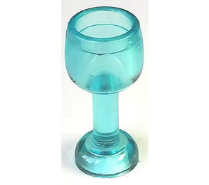 LEGO Transparent Light Blue Curved Glass with Stem (33061)