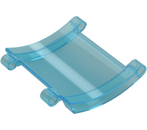 LEGO Transparentes Hellblau Gebogen Paneel 8 x 8 x 2 Kreis (3251)