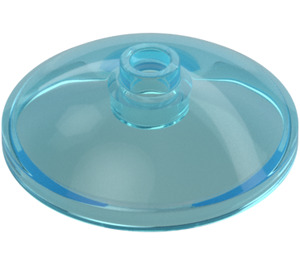 LEGO Transparent Light Blue Dish 3 x 3 (35268 / 43898)