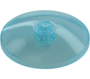 LEGO Transparentes Hellblau Dish 4 x 4 (Feste Noppe) (3960 / 30065)