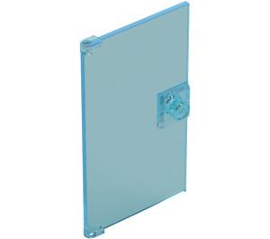 LEGO Transparent Light Blue Door 1 x 4 x 6 with Stud Handle (35291 / 60616)