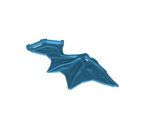 LEGO Transparent Light Blue Dragon Wing 11 x 5 with Marbled Transparent Light Blue Edge (4899)