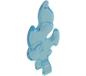 LEGO Bleu Clair Transparent Flamme avec Clip (80519)