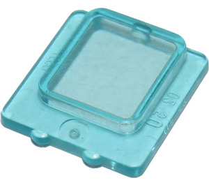 LEGO Transparent Light Blue Glass for Window 1 x 2 x 2 Plane (4862)