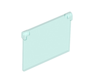 LEGO Transparentes Hellblau Glas for Fenster 1 x 4 x 3 Opening (35318 / 86210)