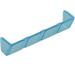 LEGO Transparant lichtblauw Glas voor Voorruit 2 x 8 x 2 (50401 / 89649)