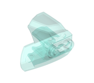 LEGO Bleu clair transparent Hero Factory Armor avec Douille à rotule Taille 4 (14533 / 90640)