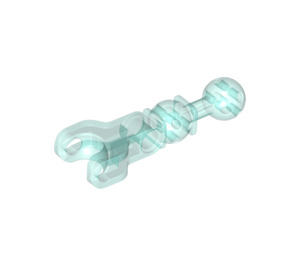LEGO Transparant Lichtblauw Medium Kogelgewricht met Bal Socket en Balk (90608)