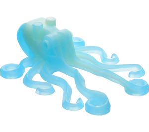 LEGO Transparent Light Blue Octopus with Marbled Glow in the Dark (6086 / 64474)