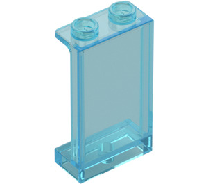 LEGO Azzurro trasparente Pannello 1 x 2 x 3 con supporti laterali - bottoncini cavi (35340 / 87544)