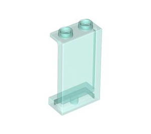 LEGO Transparent Light Blue Panel 1 x 2 x 3 with Side Supports - Hollow Studs (35340 / 87544)