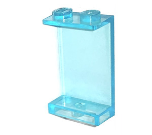 LEGO Transparent Light Blue Panel 1 x 2 x 3 without Side Supports, Solid Studs (2362 / 30009)