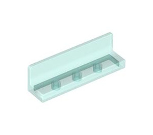 LEGO Transparentes Hellblau Paneel 1 x 4 mit Abgerundete Ecken (30413 / 43337)