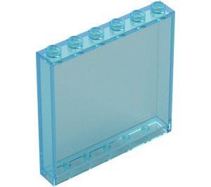 LEGO Transparentes Hellblau Paneel 1 x 6 x 5 (35286 / 59349)