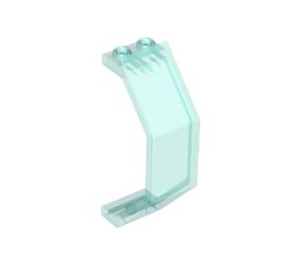 LEGO Transparent Light Blue Panel 3 x 2 x 6 Angled (2466 / 30226)