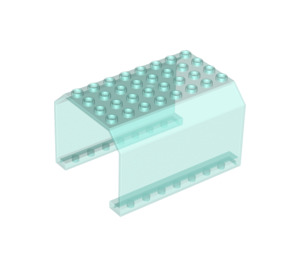 LEGO Transparentes Hellblau Panel 6 x 8 x 4 Fuselage (42604 / 55539)