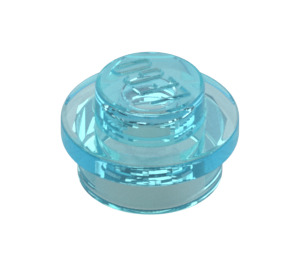 LEGO Transparente celeste Placa 1 x 1 Circular (6141 / 30057)