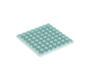 LEGO Transparentes Hellblau Platte 8 x 8 (41539 / 42534)