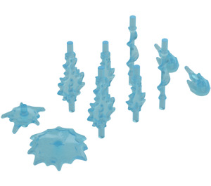 LEGO Transparent Light Blue Set of Power Burst Parts (35032)