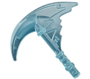LEGO Transparent Light Blue Sickle with Trailing Energy Effect