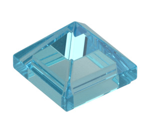 LEGO Bleu Clair Transparent Pente 1 x 1 x 0.7 Pyramide (22388 / 35344)