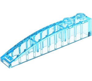 LEGO Transparent Light Blue Slope 1 x 6 Curved (41762 / 42022)