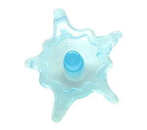 LEGO Transparent Light Blue Small Power Burst Shield