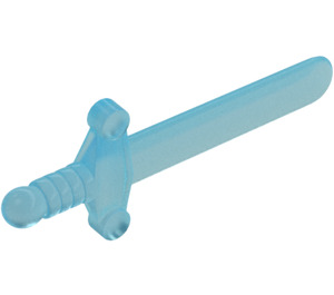 LEGO Transparent Light Blue Sword with Lined Hilt (76764)