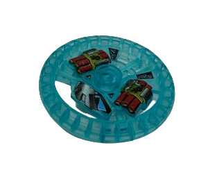 LEGO Transparent Light Blue Technic Disk 5 x 5 with Dynamite (32356)