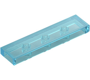 LEGO Transparent Light Blue Tile 1 x 4 (2431 / 35371)