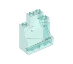LEGO Transparent Light Blue Wall 2 x 4 x 4 Iceberg (3161)