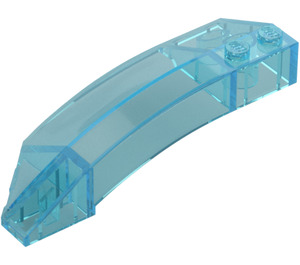 LEGO Transparent Light Blue Wedge Curved 3 x 8 x 2 Right (41749 / 42019)