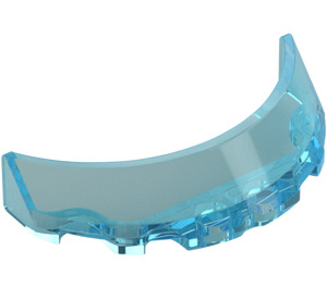 LEGO Transparent Light Blue Windscreen 1 x 3 x 6 Curved (35299 / 62360)