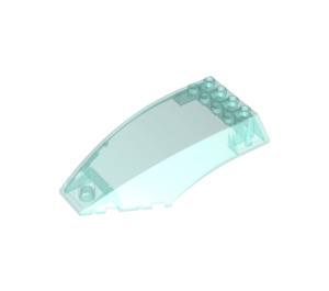 LEGO Transparent Light Blue Windscreen 10 x 6 x 2 (35269 / 45705)
