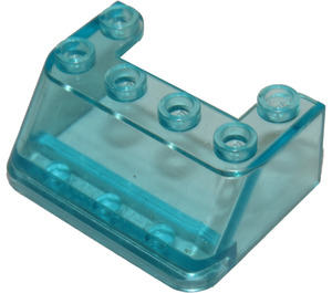 LEGO Bleu Clair Transparent Pare-brise 3 x 4 x 1 & 1/3 avec 6 Tenons sur Haut