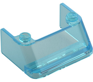 LEGO Transparent Light Blue Windscreen 3 x 4 x 1.3 (2437 / 35243)