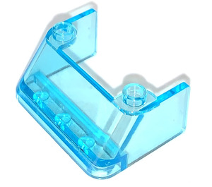 LEGO Bleu clair transparent Pare-brise 3 x 4 x 1.3 (2437 / 35243)