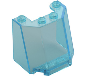 LEGO Transparentes Hellblau Windschutzscheibe 3 x 4 x 3 (35193 / 84954)