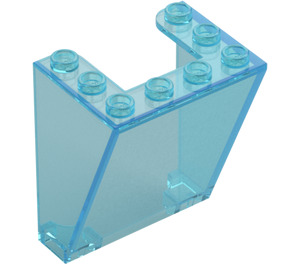 LEGO Transparent Light Blue Windscreen 3 x 4 x 4 Inverted with Rounded Top Edges (35306 / 72475)