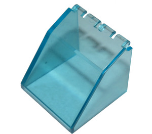LEGO Transparent Light Blue Windscreen 4 x 4 x 3 with Hinge (2620)