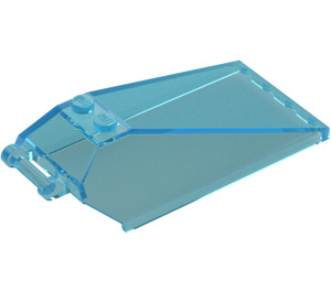 LEGO Transparent Light Blue Windscreen 4 x 8 x 2 with Handle (21849 / 35328)