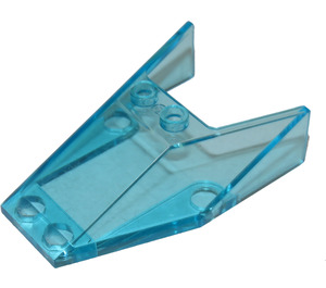 LEGO Bleu Clair Transparent Pare-brise 6 x 4 x 1.3 (6152)