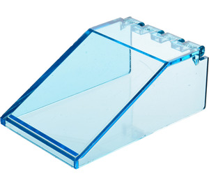 LEGO Bleu clair transparent Pare-brise 6 x 4 x 2 Canopée (4474)