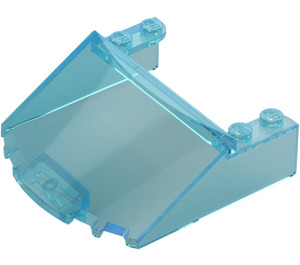 LEGO Transparent Light Blue Windscreen 6 x 6 x 1.3 (65632)