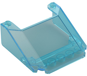 LEGO Bleu Clair Transparent Pare-brise 6 x 6 x 2 (28782 / 35404)