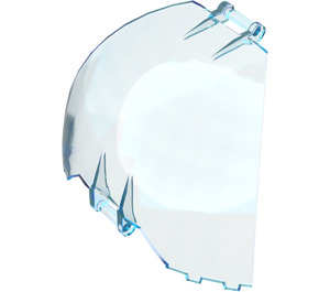 LEGO Transparent Light Blue Windscreen with Handles (87375)