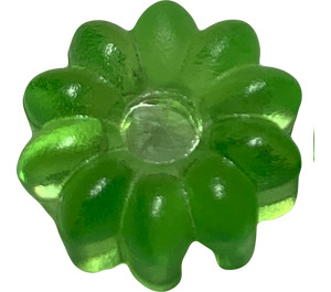 LEGO Verde chiaro brillante trasparente Clikits 2 x 2 Fiore con 10 Petali con Foro (45458 / 46283)