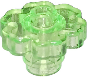 LEGO Verde brillante claro transparente Flor 2 x 2 con espiga abierta (4728 / 30657)