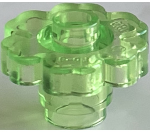 LEGO Vert clair clair transparent Fleur 2 x 2 avec goujon ouvert (4728 / 30657)